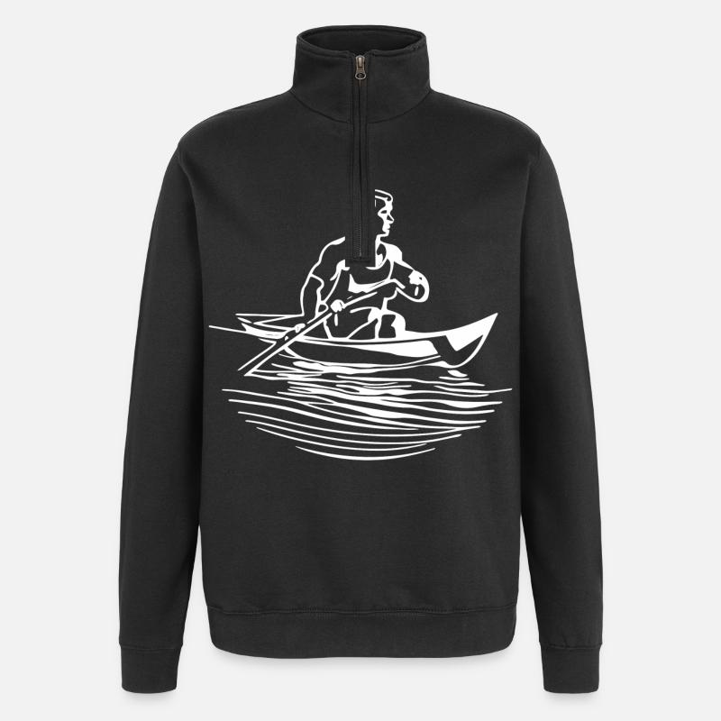 Kanute - Quarter-Zip-Sweatshirt - Schwarz