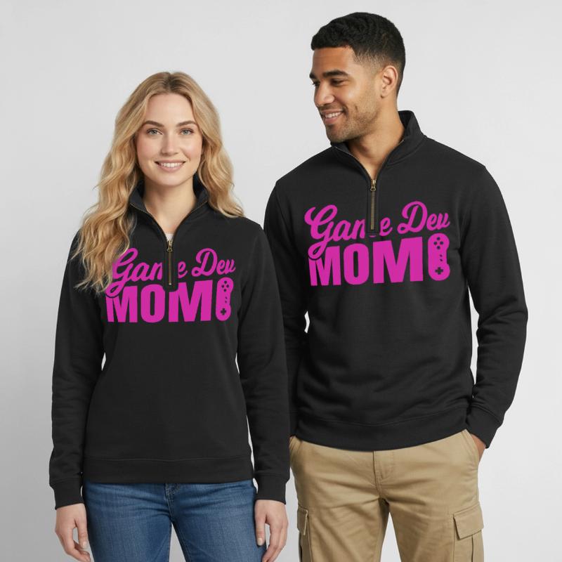 Game Developer Mother Quarter-Zip Sweatshirt