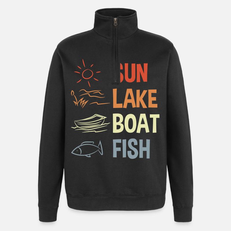 Fischer Spruch - Sweat à zip 1/4 - noir