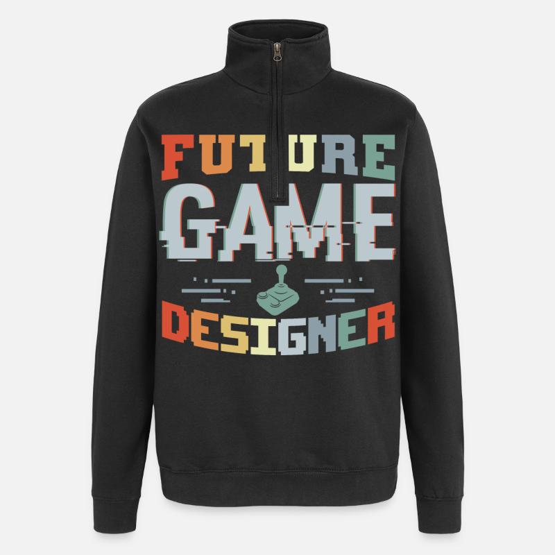 Future Game Developer - Quarter-Zip Sweatshirt - black