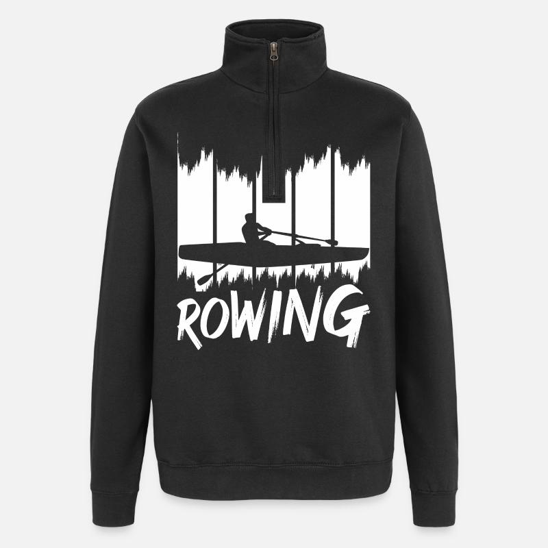 Skullen - Quarter-Zip-Sweatshirt - Schwarz