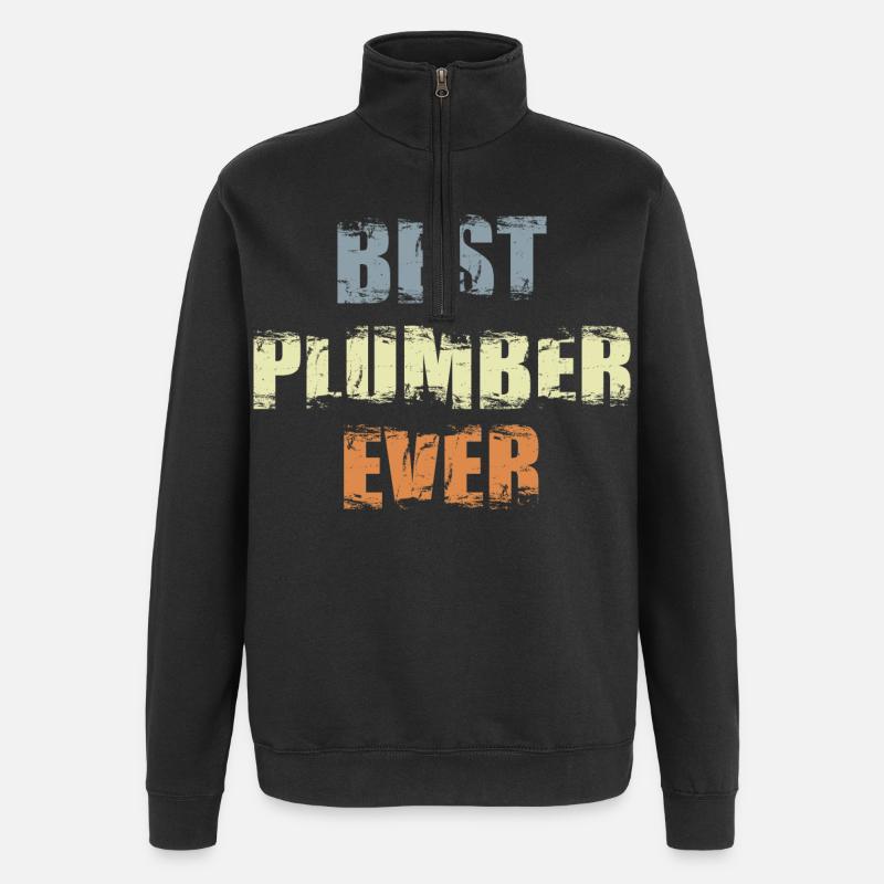 Bester Klempner - Quarter-Zip-Sweatshirt - Schwarz