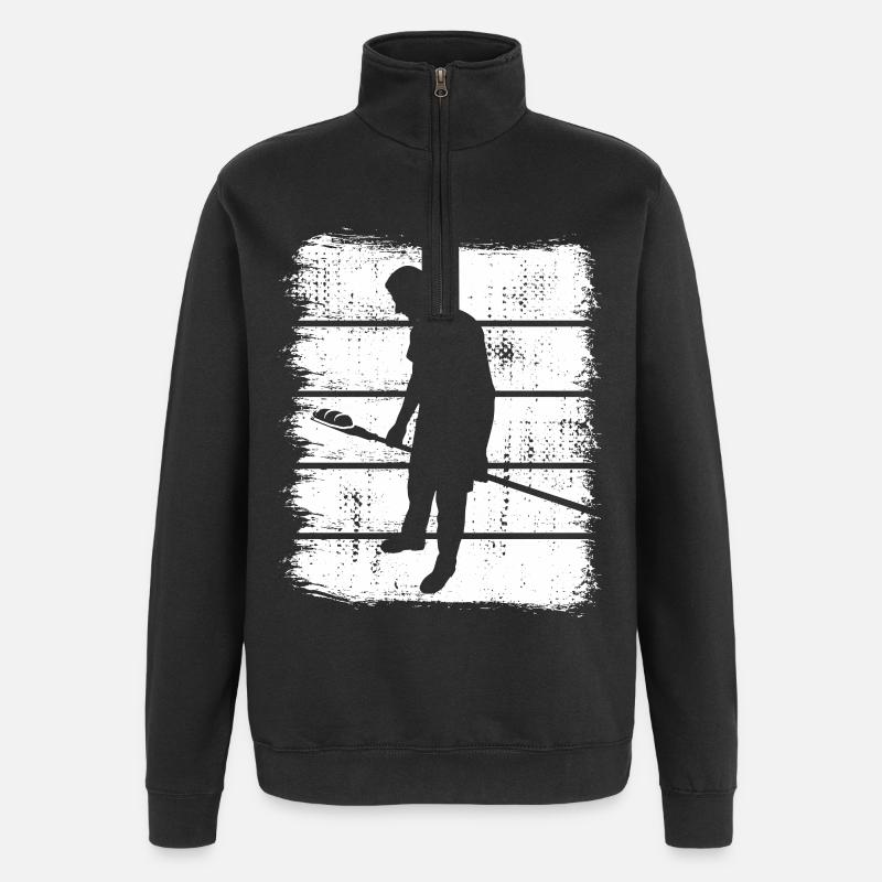 Baker - Quarter-Zip Sweatshirt - black