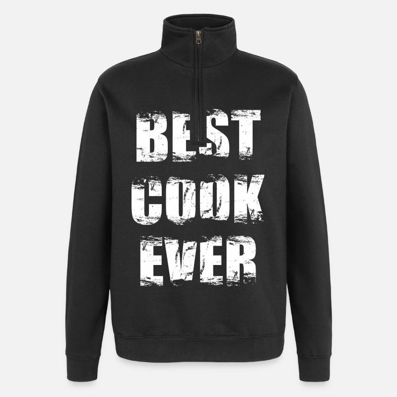 Bester Koch aller Zeiten - Quarter-Zip-Sweatshirt - Schwarz