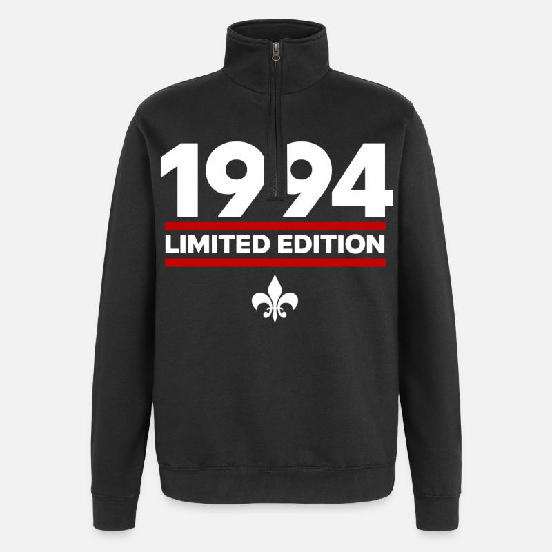 1994 Limited Edition - Quarter-Zip Sweatshirt - black