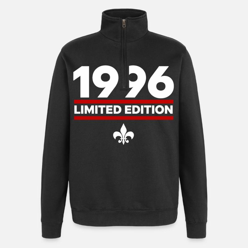 1996 Limited Edition - Quarter-Zip-Sweatshirt - Schwarz