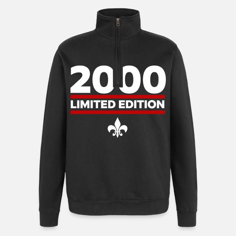 2000 Limited Edition - Quarter-Zip Sweatshirt - black