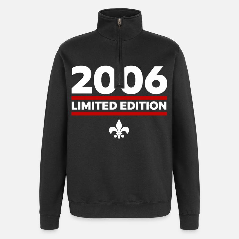 Édition limitée 2006 - Sweat à zip 1/4 - noir