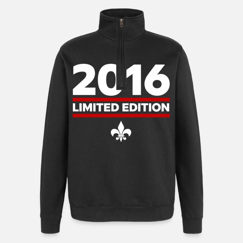 Édition limitée 2016 - Sweat à zip 1/4 - noir