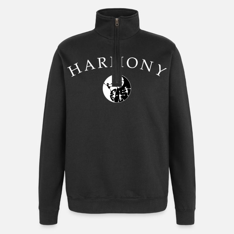 Danse Ballet Harmonie - Sweat à zip 1/4 - noir