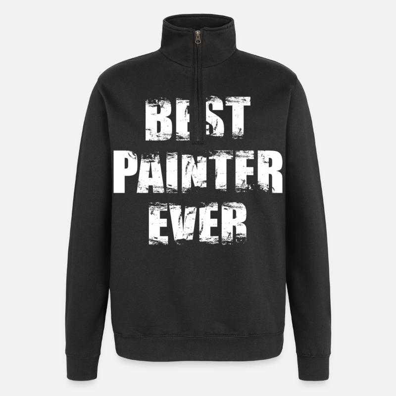 Bester Maler aller Zeiten - Quarter-Zip-Sweatshirt - Schwarz