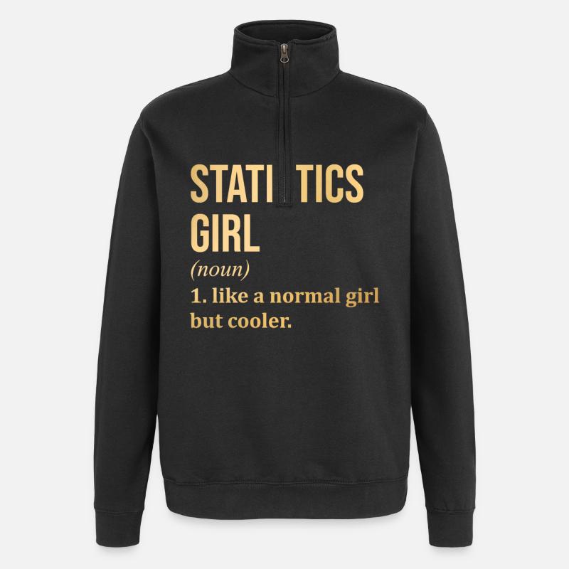 Statistics - Quarter-Zip Sweatshirt - black