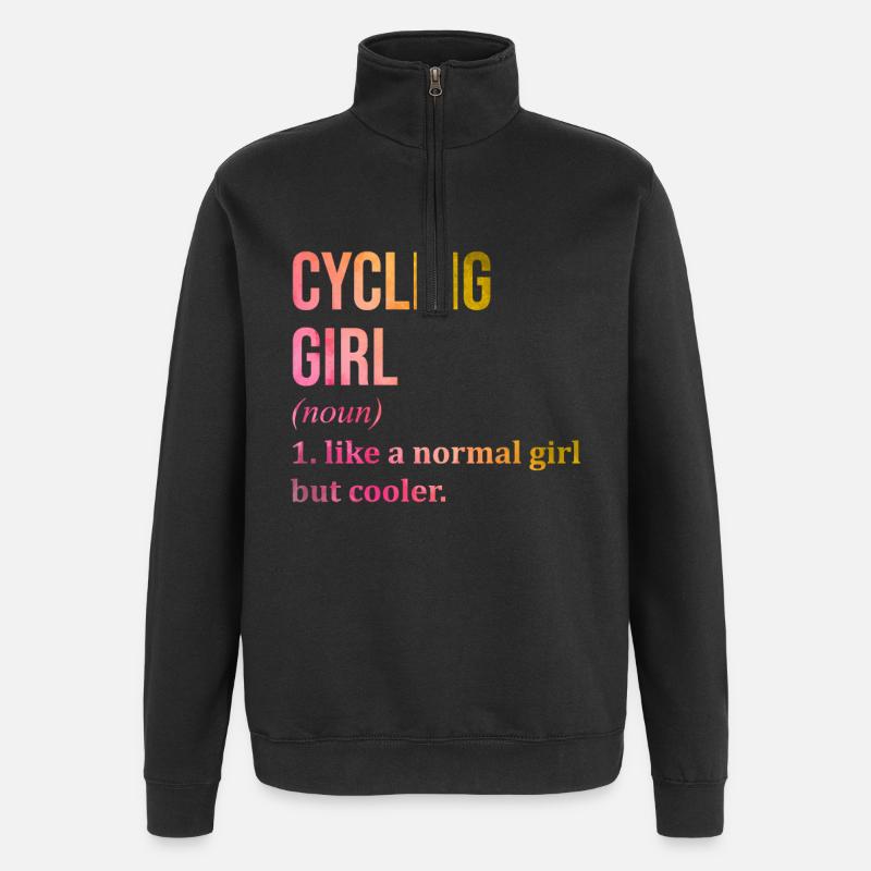 cyclisme - Sweat à zip 1/4 - noir
