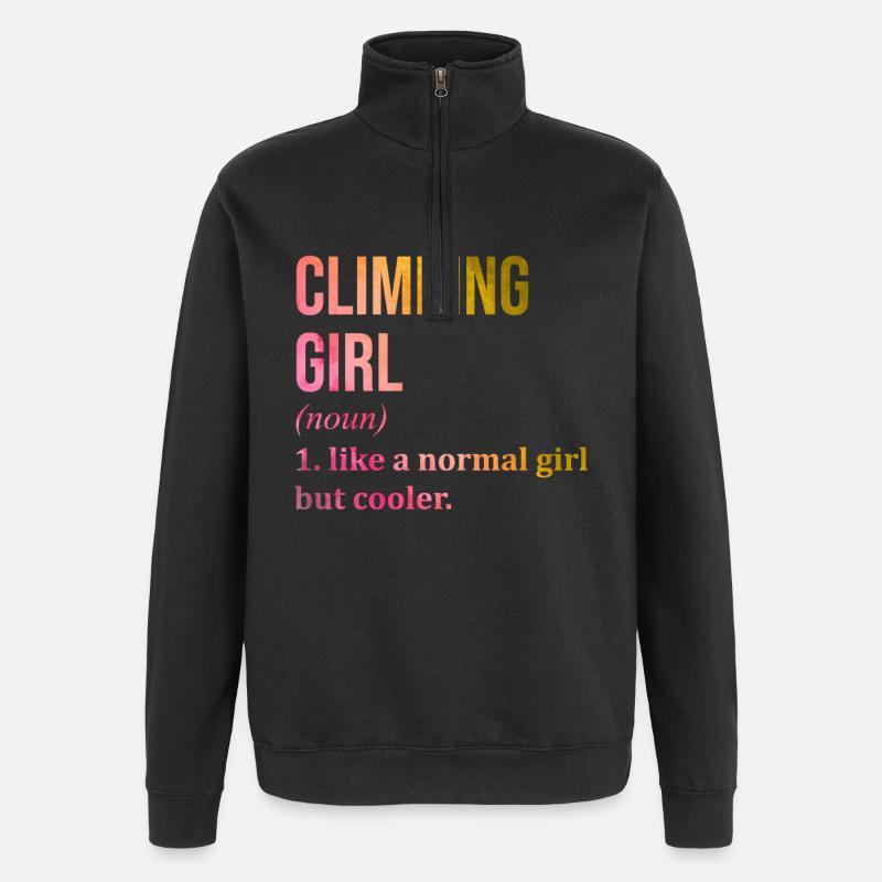 escalade - Sweat à zip 1/4 - noir