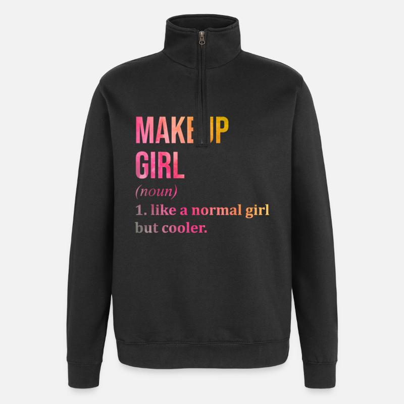 Schminke - Quarter-Zip-Sweatshirt - Schwarz