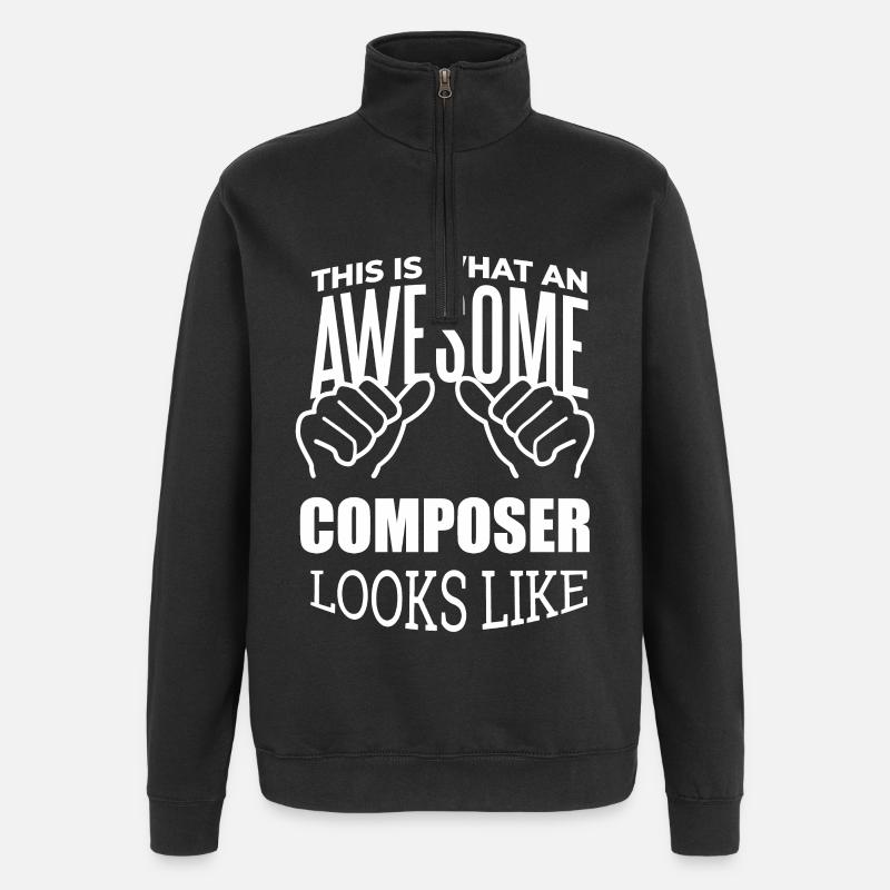 Compose - Quarter-Zip Sweatshirt - black