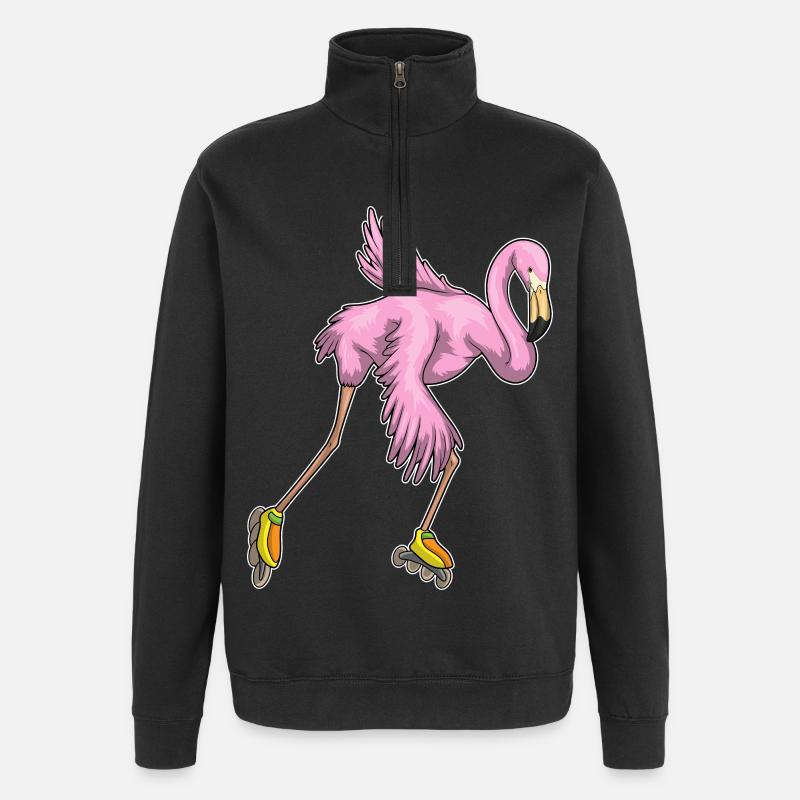 Flamingo Inline skating Inline skates - Quarter-Zip Sweatshirt - black