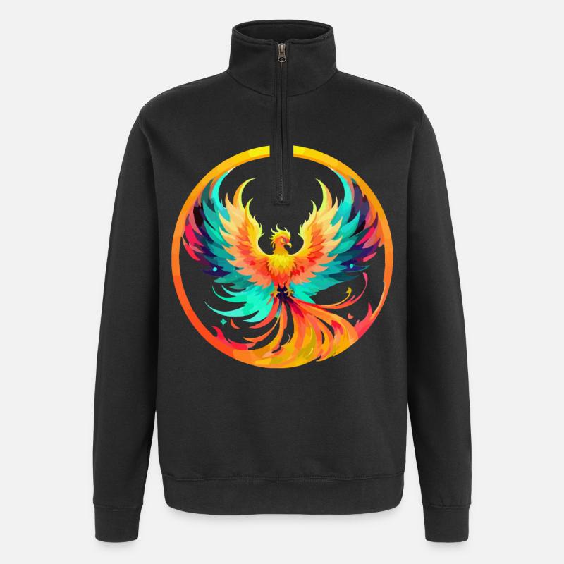 Phoenix Phönix - Sweat à zip 1/4 - noir