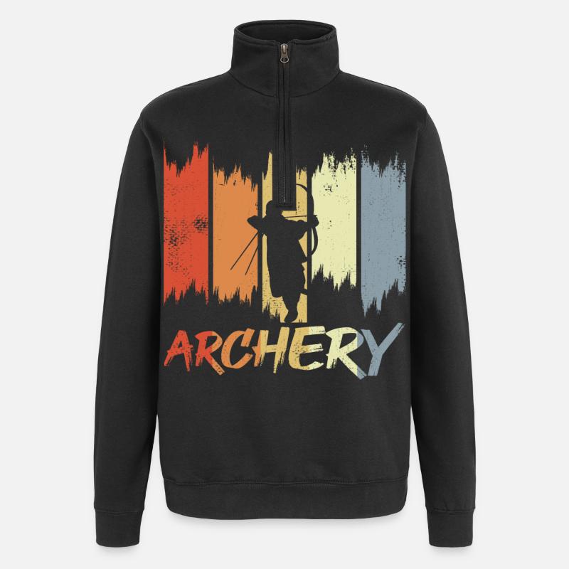 Archery - Quarter-Zip Sweatshirt - black