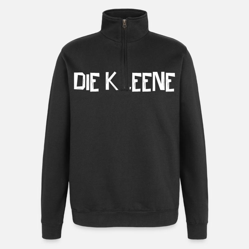 Die Kleene - Quarter-Zip-Sweatshirt - Schwarz