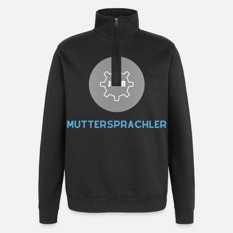 Locuteur natif : JavaScript Edition - Sweat à zip 1/4 - noir