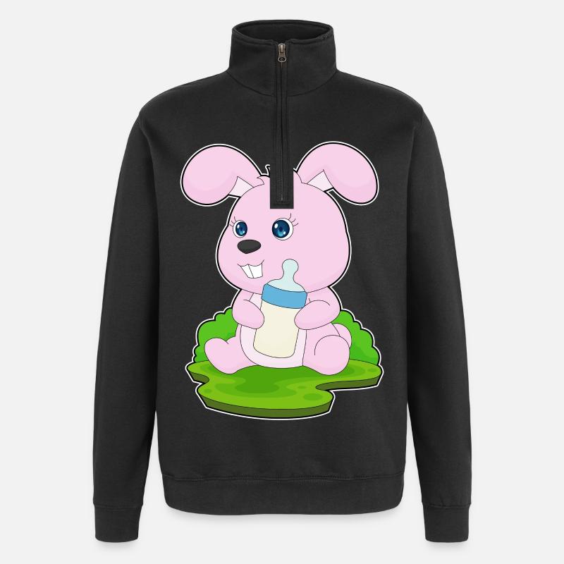 Bunny Lait de biberon - Sweat à zip 1/4 - noir