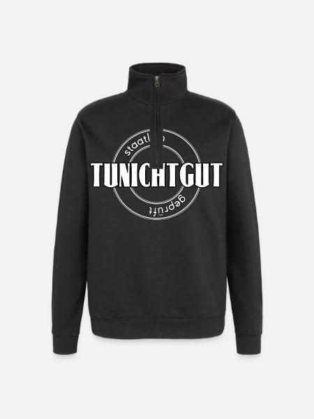 Tunichtgut - Quarter-Zip-Sweatshirt - Schwarz