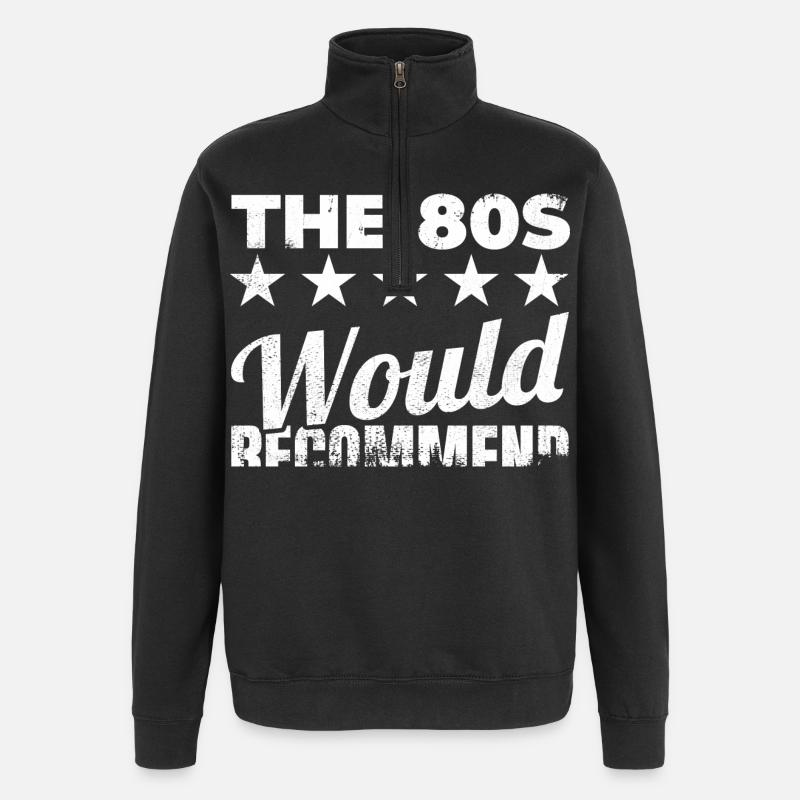 I would recommend the 80s - Quarter-Zip Sweatshirt - black