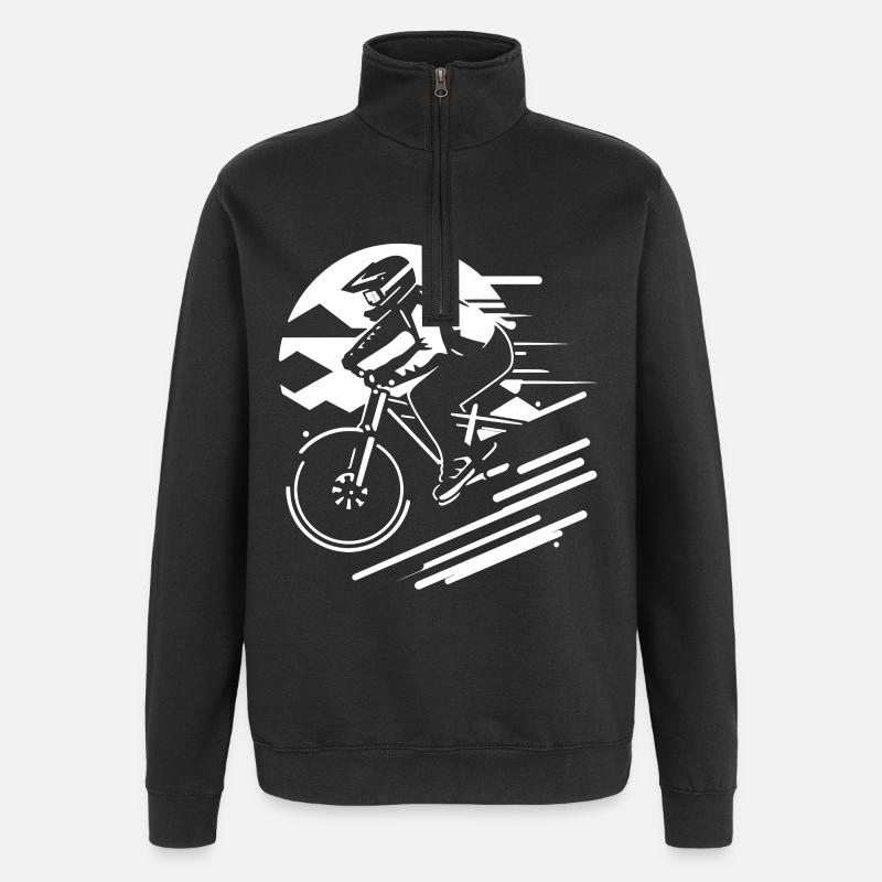 VTT - Sweat à zip 1/4 - noir
