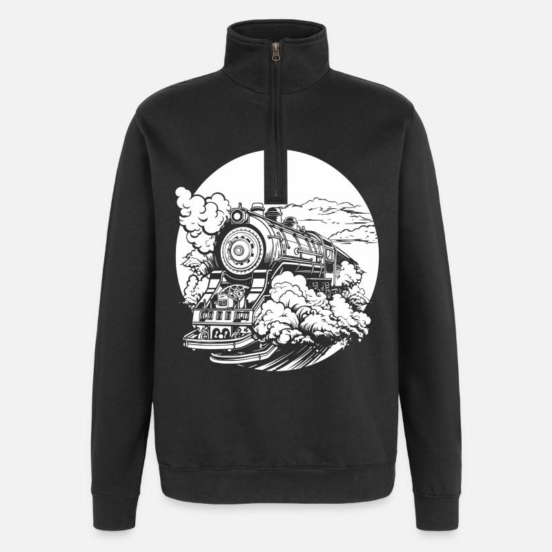 Train - Quarter-Zip Sweatshirt - black