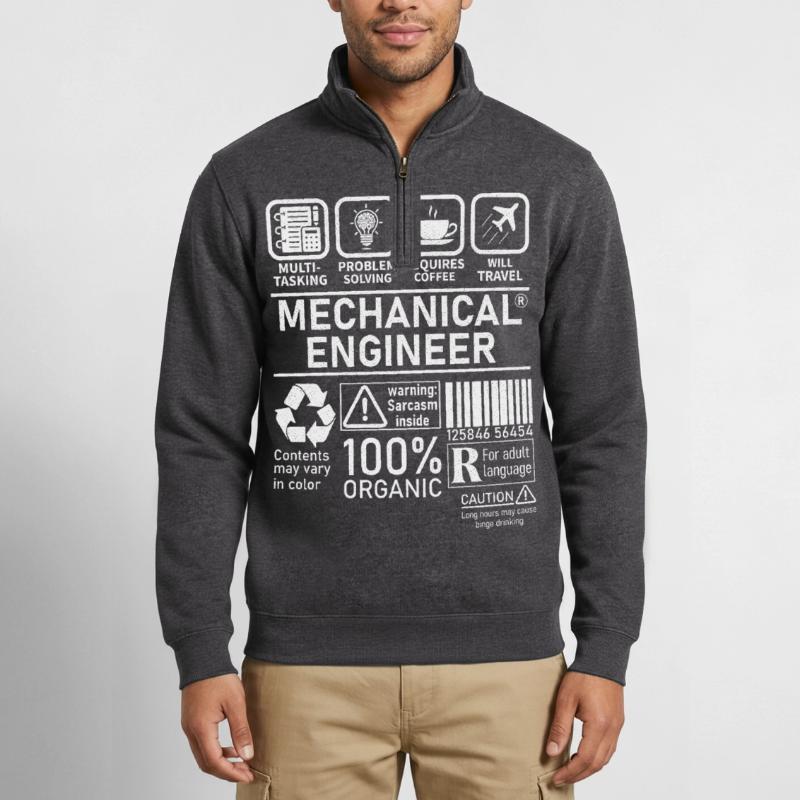 Mechanical Engineer multi tasking problem solving Quarter-Zip Sweatshirt