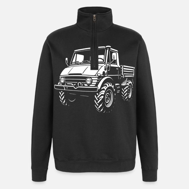 Puissance avec un statut culte - Sweat à zip 1/4 - noir