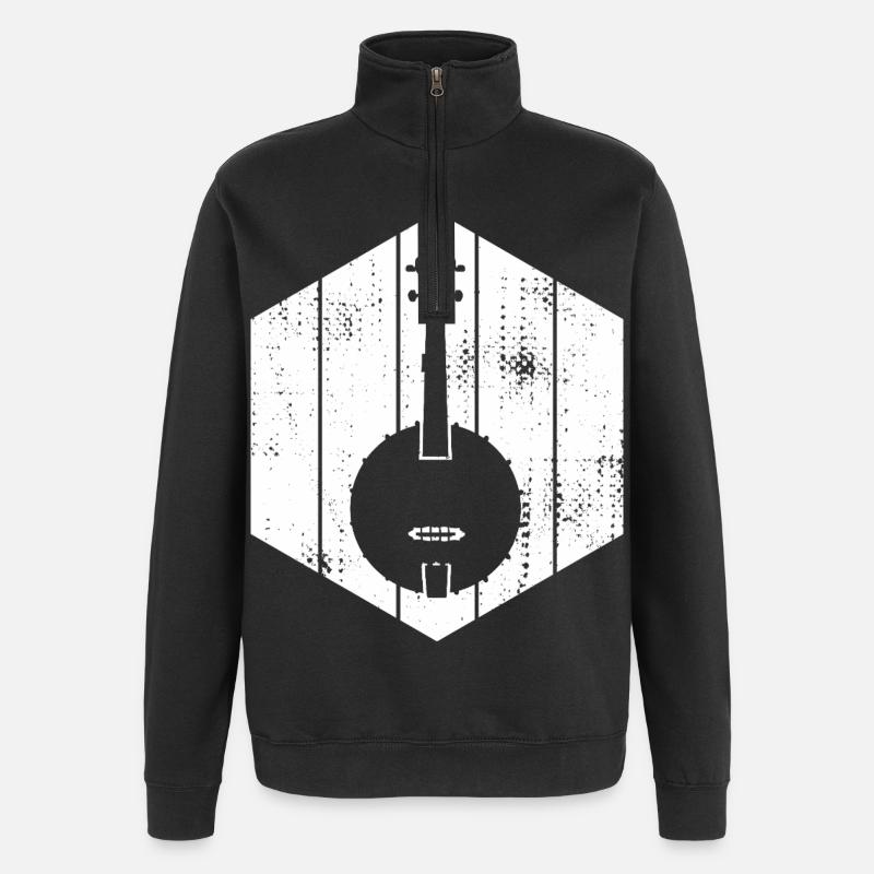Banjo - Sweat à zip 1/4 - noir