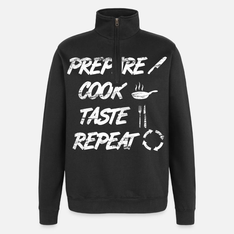Citation de Koch - Sweat à zip 1/4 - noir