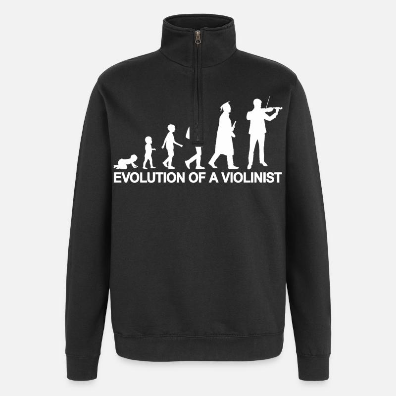 Formation d’un violoniste - Sweat à zip 1/4 - noir