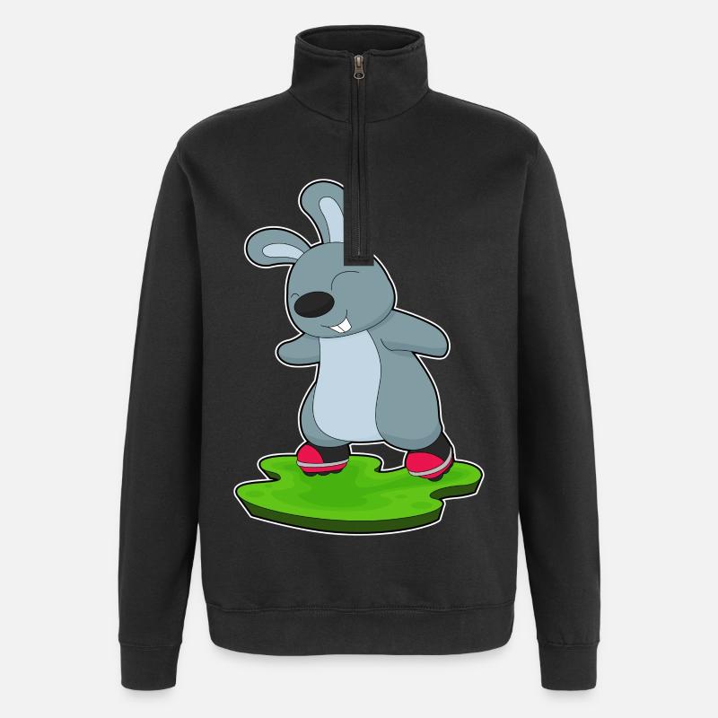 Hase Inline skating Inline skates - Quarter-Zip-Sweatshirt - Schwarz
