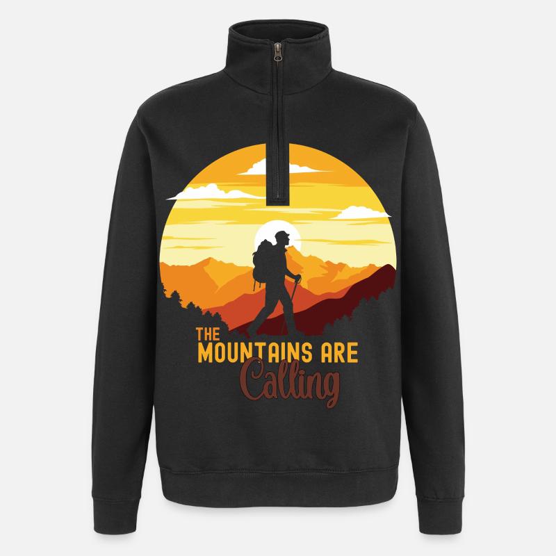 Mountain Calling Randonnée Aventure - Sweat à zip 1/4 - noir
