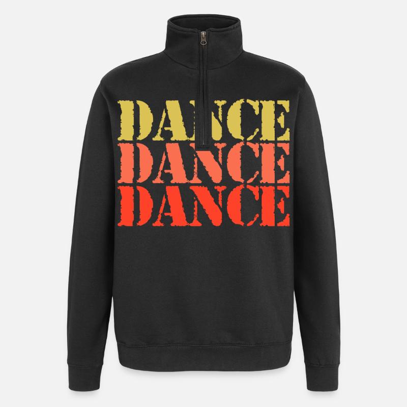 Danser - Sweat à zip 1/4 - noir