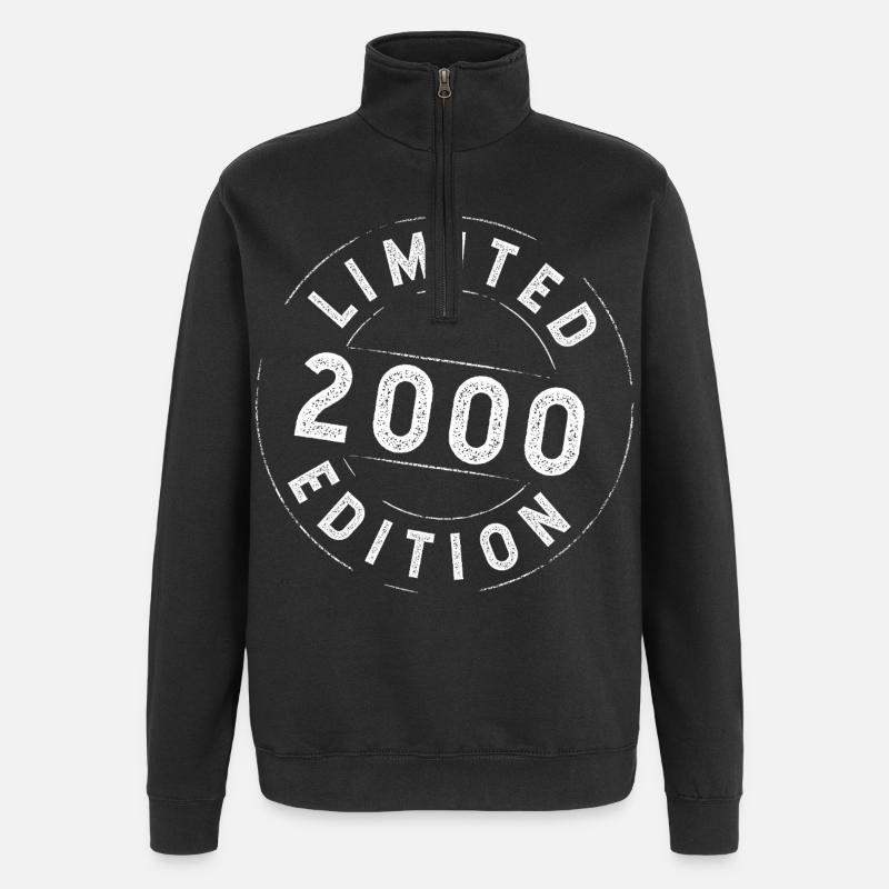 Edition limitée 2000 - Sweat à zip 1/4 - noir