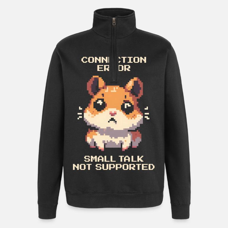 Erreur de connexion : Smalltalk impossible | Intro - Sweat à zip 1/4 - noir
