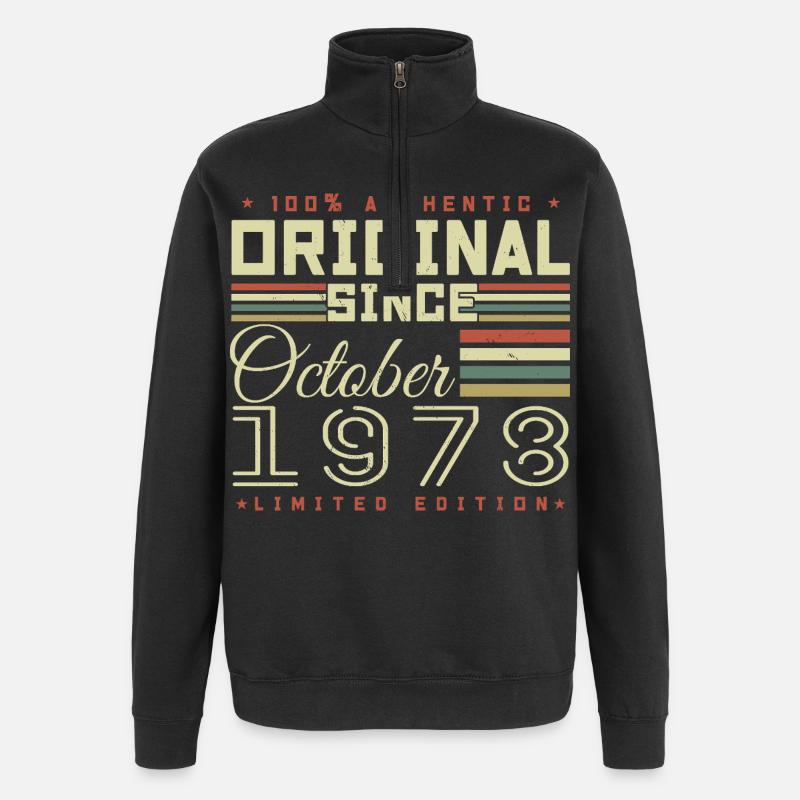 légendaire Depuis Octobre 1978 | octobre 1978 - Sweat à zip 1/4 - noir