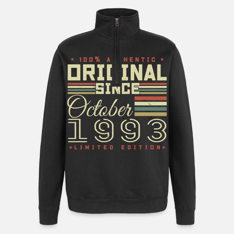 Legendary Since October 1993 | October 1993 - Quarter-Zip Sweatshirt - black