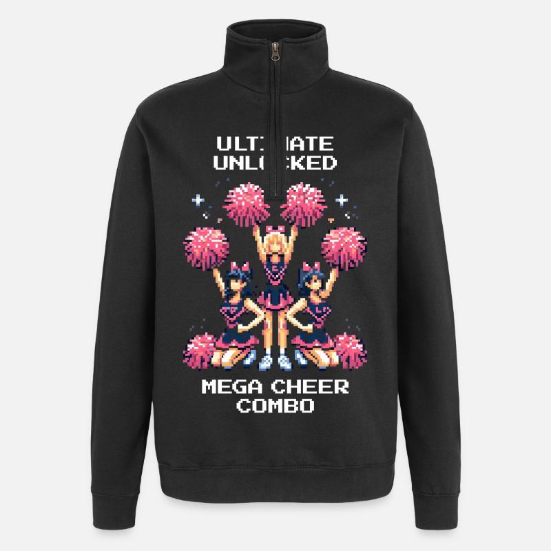 Ultimate: Mega-Cheer-Kombo | Cheerleading - Quarter-Zip-Sweatshirt - Schwarz