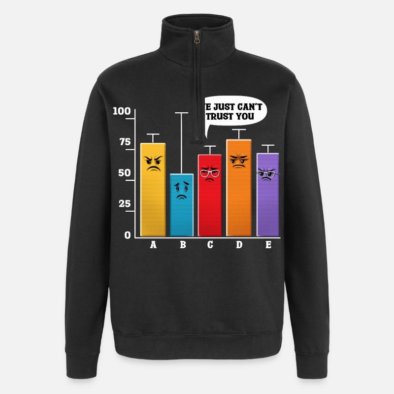 Data Science Analysis - Quarter-Zip Sweatshirt - black