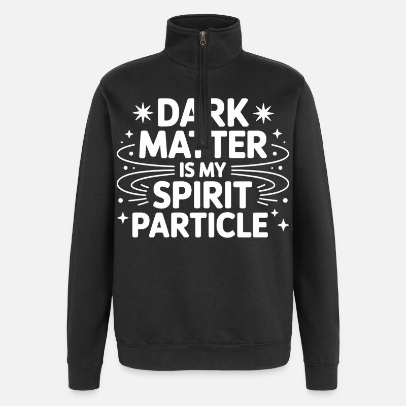 Conception d'amoureux des planètes astronomiques - Sweat à zip 1/4 - noir