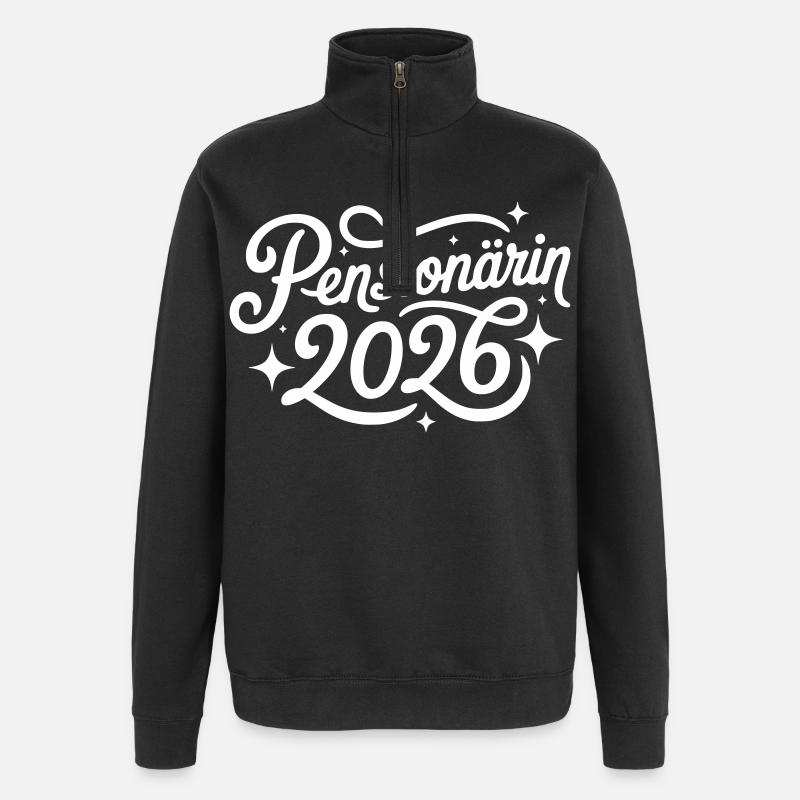 Pensionärin 2026 - Quarter-Zip-Sweatshirt - Schwarz