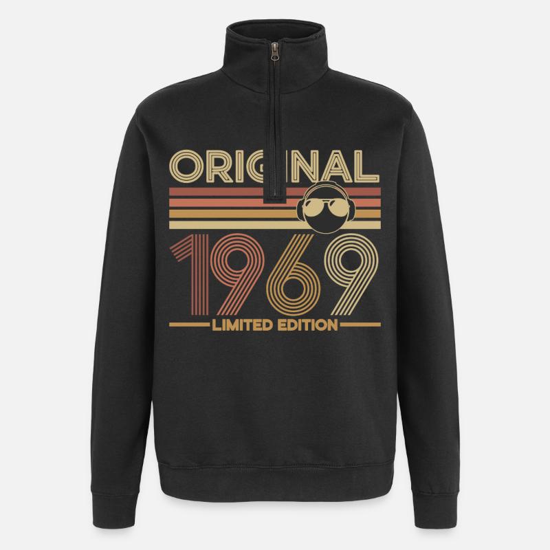 Original 1969 Édition Limitée - Sweat à zip 1/4 - noir