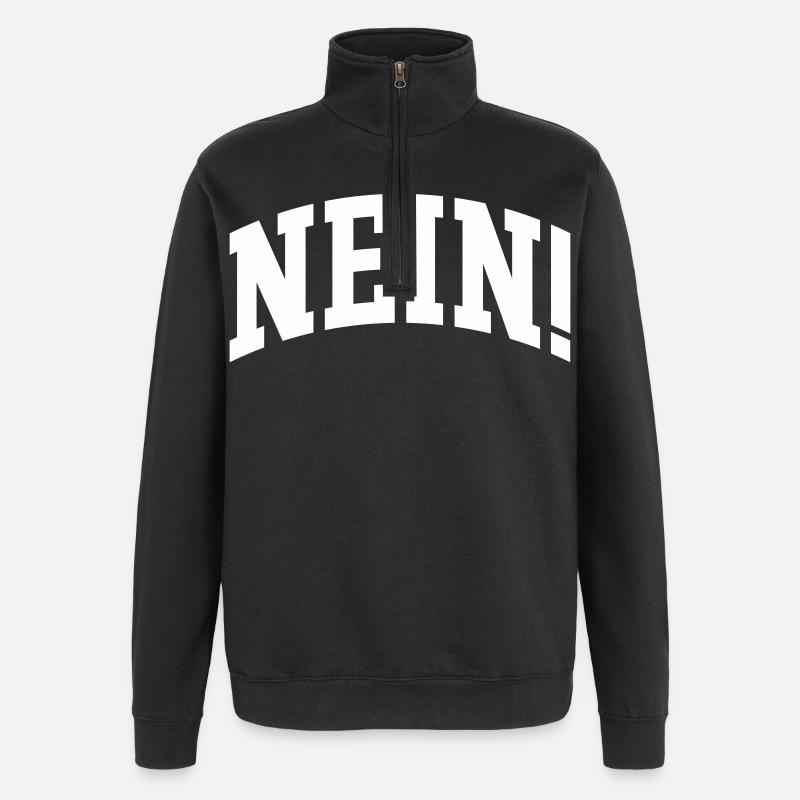 Non - Sweat à zip 1/4 - noir