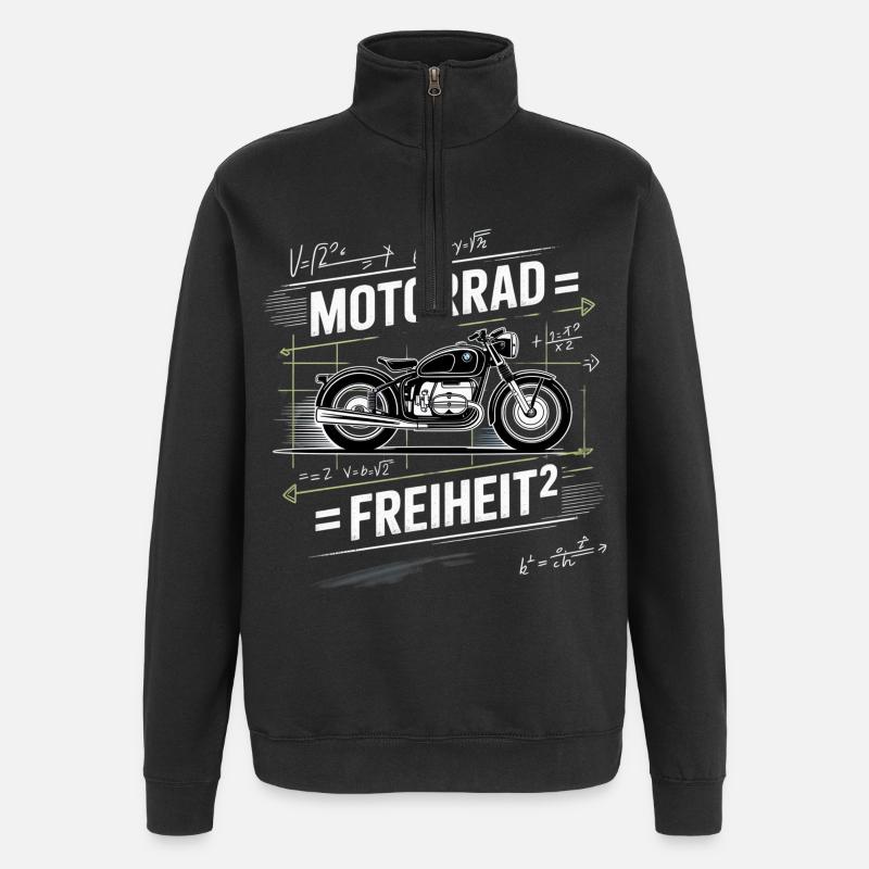 Moto Freedom Chalk Style - Sweat à zip 1/4 - noir