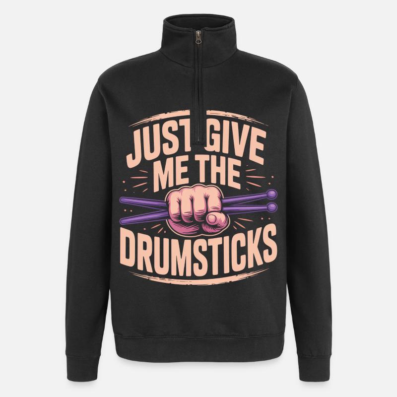Cardio Drummer Cardio Drumming - Sweat à zip 1/4 - noir